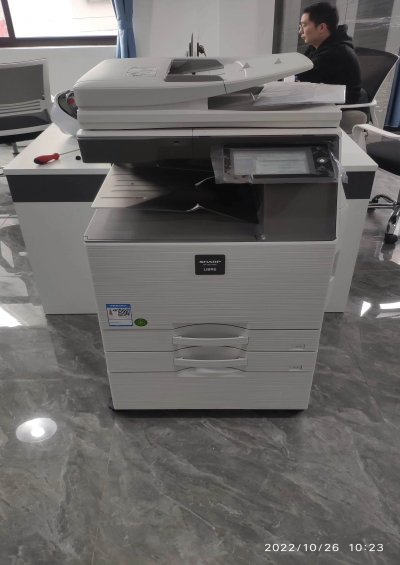 2022.10.26 安裝夏普SF-S271RC彩色數(shù)碼復(fù)印機(jī)